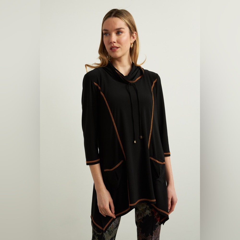 Jospeh Ribkoff Handkerchief Hem Top Women’s size 10 VEUC